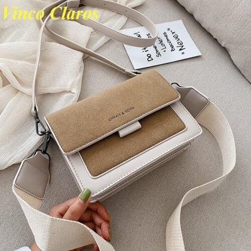 Nubuck PU leather messenger bags bolsas sac women shoulder cross body flap fashion hand bag designer luxury brand handbag purses