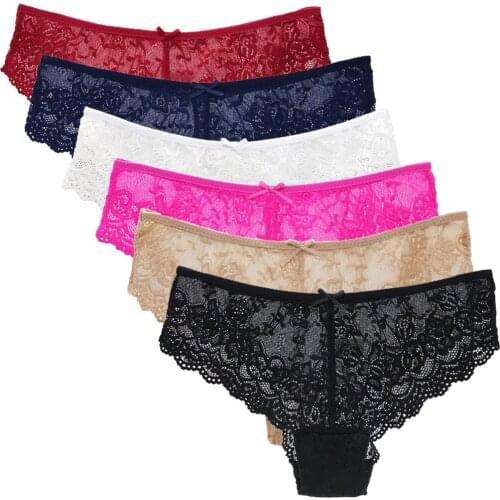 12Pcs/Set 2021 Women Panties Sexy Lace Underwear Woman Knickers Floral Lingerie Female Seamless Briefs Underpants Sex Thong