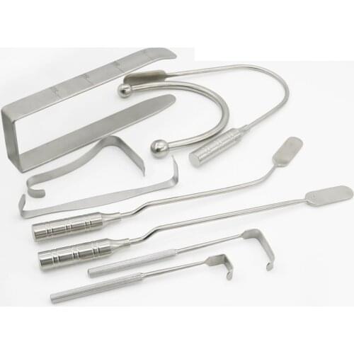 Stainless steel U-shaped straight left and right shovel type breast stripper breast pull hook chest peeling separator