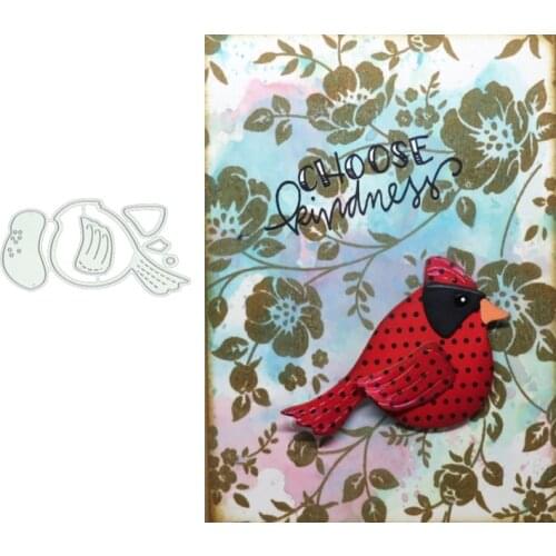 2021 New Arrival Lovely Fat Bird Metal Cutting Dies Stencil Scrapbooking Craft Die Cut Mould Decoration Mold Design Template