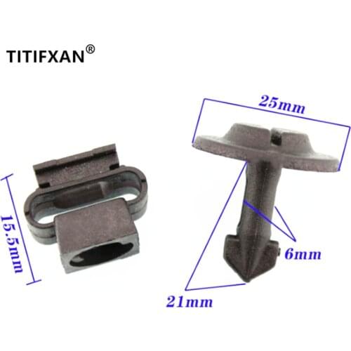 5 Set Auto engine under guard plastic fasteners clips for Volkswagen Passat B5 for Audi C5 A6 car rivet