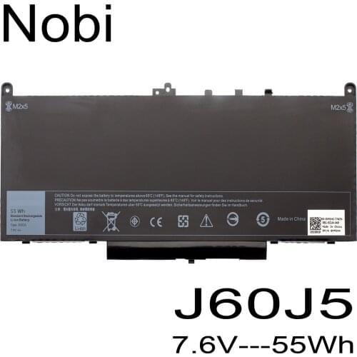 7.6V 55Wh J60J5 MC34Y NJJ2H Laptop Battery for Dell Latitude 14 E7470 12 E7270