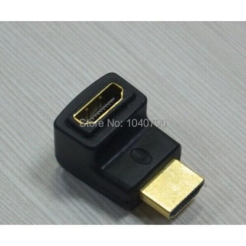 Free Shipping Elbow HDMI revolution of mother / 90 - degree Angle conversion head/HDMI hd connector