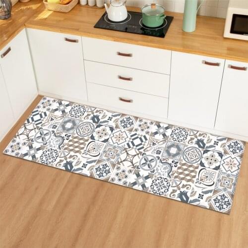 Bohemia Home Bath Mat Carpet Boho Flannel Anti-slip Door Entrance Mat Soft Rugs Mats for Living Room Bedroom Bathroom