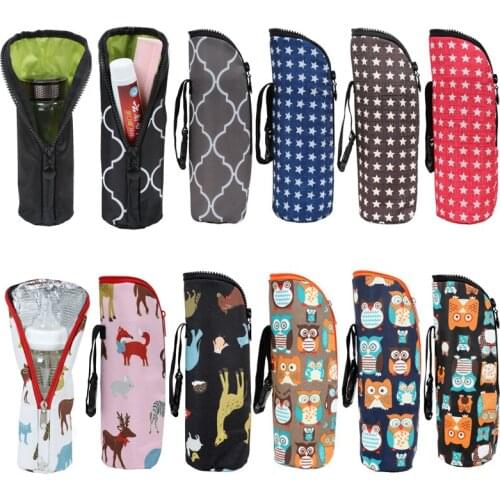Baby Bottle Case Milk Bottle Warmer Insulation Bag Thermal Bag Baby Bottles Holder Waterproof Outdoor Stroller Bottle Bag