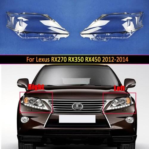 Car Headlight Lens Auto Lamp Case For Lexus RX270 RX350 RX450 2012 2013 2014 Headlamp Cover Replacement Auto Shell Light Caps