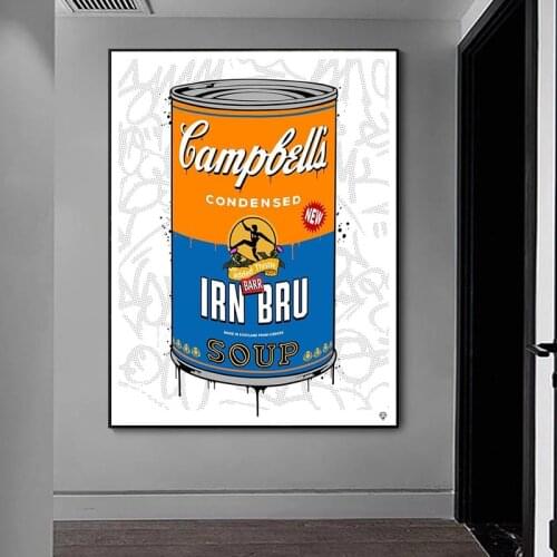 Color graffiti cartoon letters large size poster mural family bedroom childrens room wall decoration canvas art (no frame)