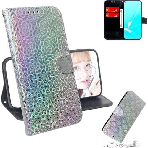 Flower PU Leather Case for OPPO A72 A52 A92 4G case A9 2020 A5 2020 Flip Wallet Cover Card Holder For OPPO A5 2020