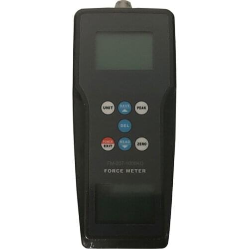FM-207-1K/2K/5K/10K/20K/50K Push Pull Force Gauge 4 measurement unit with Dynamometer Force Measuring Instruments