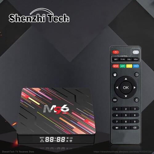 M96 3318 4K TV Box Android 10 with Quad Core WIFI 4GB RAM 64GB ROM WIFI Smart Set Top Console IPTV OTT Receiver M3U Player 2021