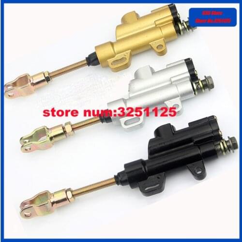 Motorcycle Dirt Pit Quad Bike Sportbike ATV Rear Foot Brake Master Cylinder Pump Motor Accessories
