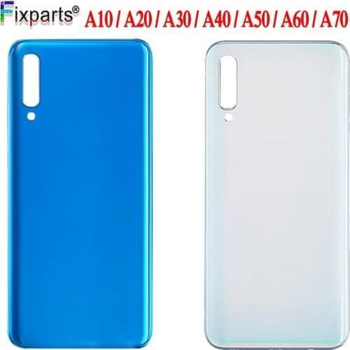 New For Samsung A30 Back Battery Cover Door Rear Glass Housing Case For Samsung A40 A50 Battery Cover A20 A405 A50 housing