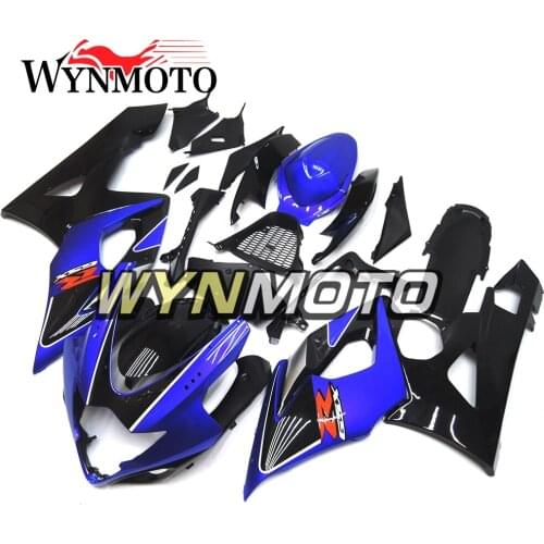 Complete Fairings Kit For GSXR1000 2005-2006 05 06 K5 Injection Fairing ABS Plastics Cowlings Frames Covers Bodywork Black Blue