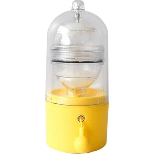 Egg Scrambler Shaker Silicone Pad with Pulling Rope Pulling Force Rotating Design White Yolk Whisk Mixer Kitchen Gadget WWO66