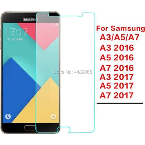 Protective Glass For Samsung Galaxy A5 2017 Protect Glass For Samsung A7 A5 A3 2016 A7 2017 Film Screen Protector tempered glas
