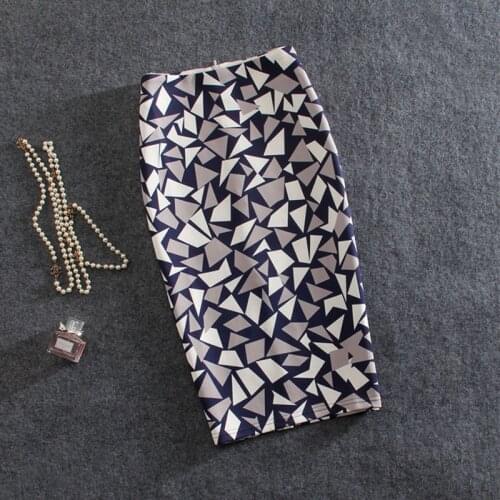2019 summer Women Pencil Skirts Europe colorful OMG! letters printing high waist Slim midi split skirt Female Falda SP533