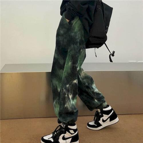 2021 Spring Summer New Pants Female Students Korean Harajuku Loose Casual Plus Fashion Streetwear Women Goth Sweatpants Trousers