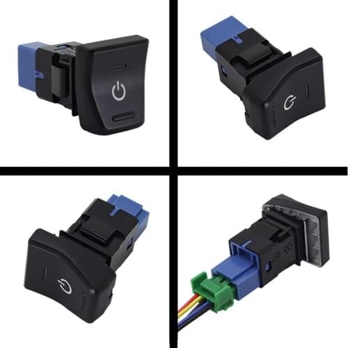 1pc power supply fan Electronic dog Driving recorder Middle control Switch Button for Toyota Wilanda RAV4 2020