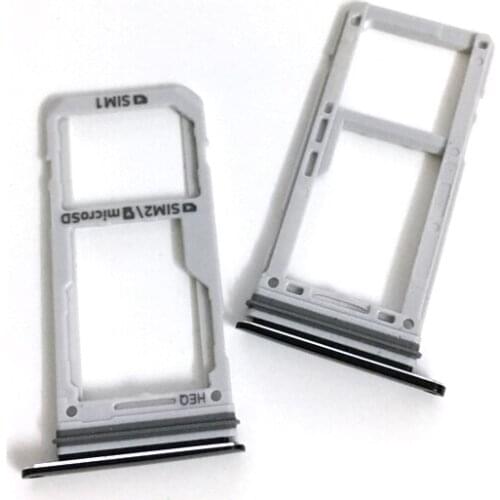 100PCS For Samsung Galaxy S8 G950 S8 Plus G955 SIM Card Tray Sim Card Holder Slot Single Dual Version