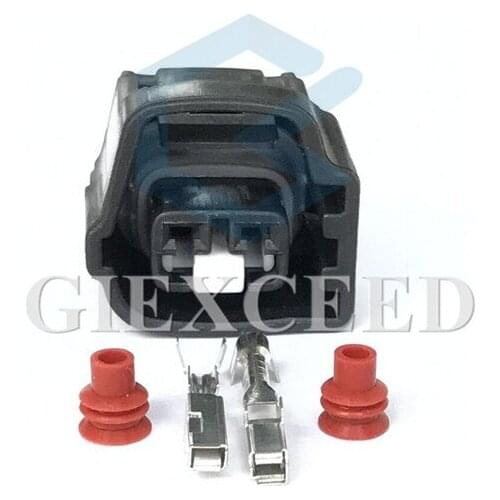 2 Sets 2 Pin 7283-7028-30 Gearbox Socket BNC Connector Reversing Lamp Plug Temperature Sensor Connector For Toyota 11070