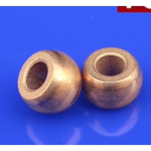 20Pieces/Lot Inner D :4mm Outer d:11mm Length: 7mm. Powder Metallurgy Pure Copper Micro-spherical Oil Bearing