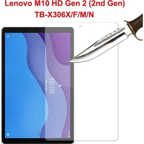 9H Tempered Glass For Lenovo Tab M10 HD 2nd Gen 10.1 Inch Screen Protector X306X TB-X306F Anti Fingerprint Clear Protective Film