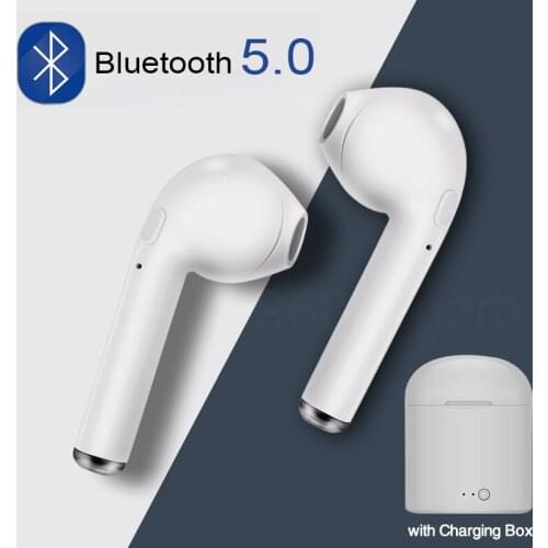 I7s tws Wireless Headphones Bluetooth 5.0 Earphones sport Earbuds Headset For iPhone XiaoMi All Smart Phone With Charging Box