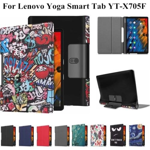 Case for Lenovo Yoga Smart Tab YT-X705F 10.1 2019 Fashion Painted Tablet Cover for Funda Lenovo Yoga Tab 5 YT-X705F Case