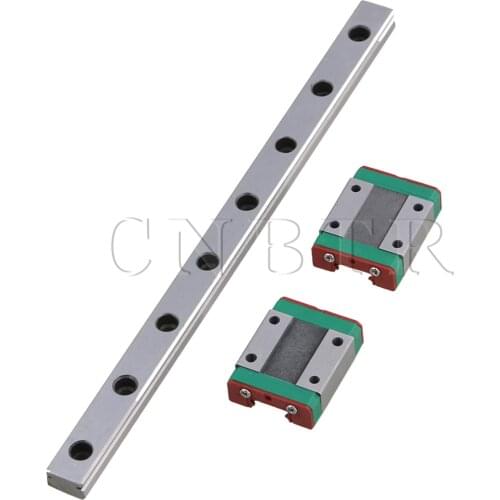 CNBTR 20cm MGN12 Guide Linear Sliding Rail and 2 Block Linear Sliding Set