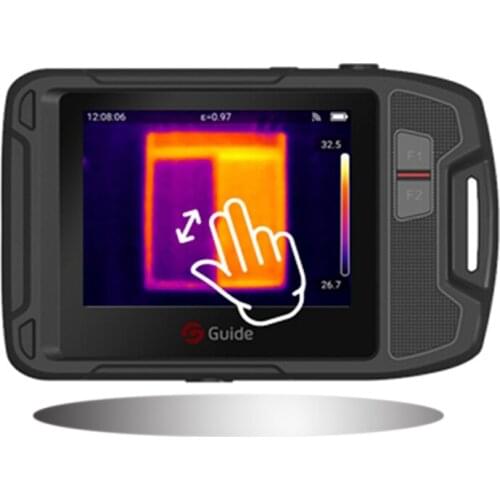 Infrared Handheld Thermography App WIFI Connection Instant Sharing 3.5 Inch Touchscreen Display IR Night Vision Thermal Camera