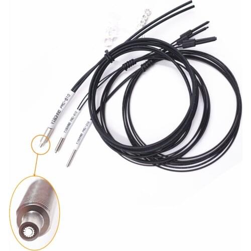 Coaxial Optical Fiber Sensor High Sensitivity M3 M4 M6 Diffuse Reflective for Amplifier Photoelectric Switch Multiple Cores