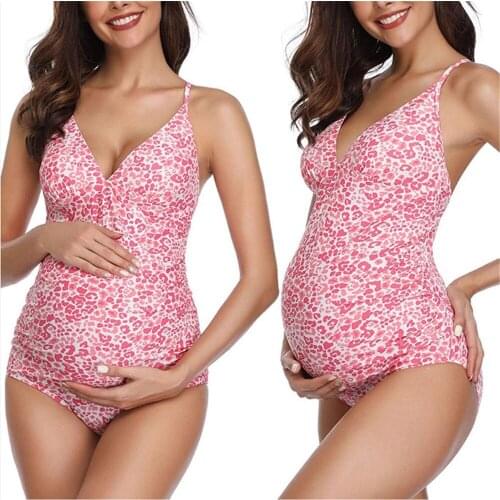 Swimwear for pregnant women One Piece Swimsuit Maternity Sexy Swimsuit Plus Size maternity Swimwear for Women Pregnancy Dressp