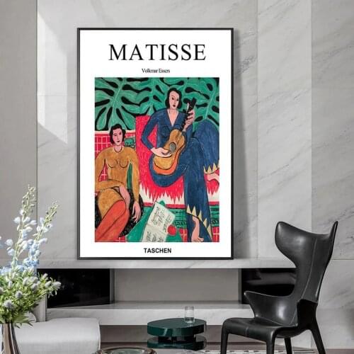 Music Art Canvas Posters And Prints by Henri Matisse Fauvism Art Paintings On the Wall Art Vintage Pictures For Living Room Wall
