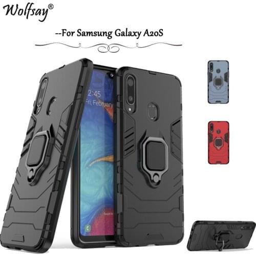 For Samsung Galaxy A20S Case Shockproof Armor Silicone Cover Hard PC Phone Case For Samsung Galaxy A20S Cover For Samsung A20S