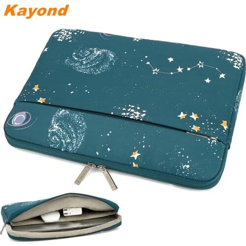 Brand Laptop Bag 13,14",15,15.6",13.3",15.4 inch, Starry Sky Lady Man Sleeve Case For Macbook Air Pro,Shockproof Dropship