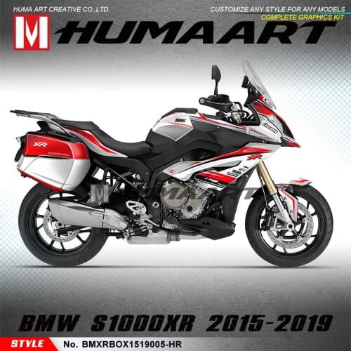 HUMAART Sport Bike Graphics Custom Sticker Design Vinyl Wrap Kit for S1000XR S 1000 XR 2015 2016 2017 2018 2019