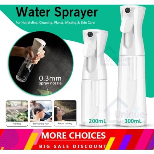 Portable Fine Mist Spray Bottle Alcohol Disinfection Nano Water Empty Bottle Household For Home Outdoor Gardening Hair Styling
