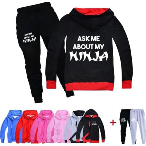Childrenszipper Hoodie Set New Childrens 2-16 Years Old Spring and Autumn Hoodie Top + Pants Two-piece Sports Casual Suit