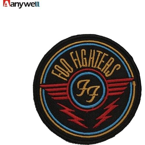 Foo fighters wings felt pattern logo pacthes for military uniform