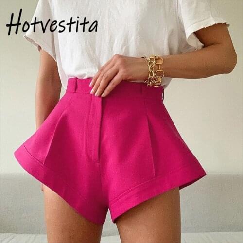 Hotvestita Women's High Waist Shorts