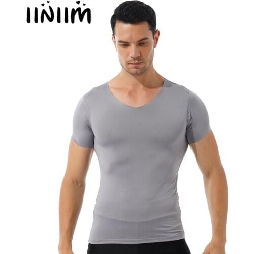 Мужские однотонные футболки Iiniim China At AliExpress