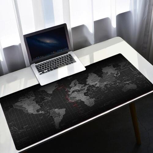 Gaming Keyboard Pad World Map for Mouse and Keyboard Carpet Mouse Computer Desk Mousepad Anime Mat Pad on the Table Gamer Girl