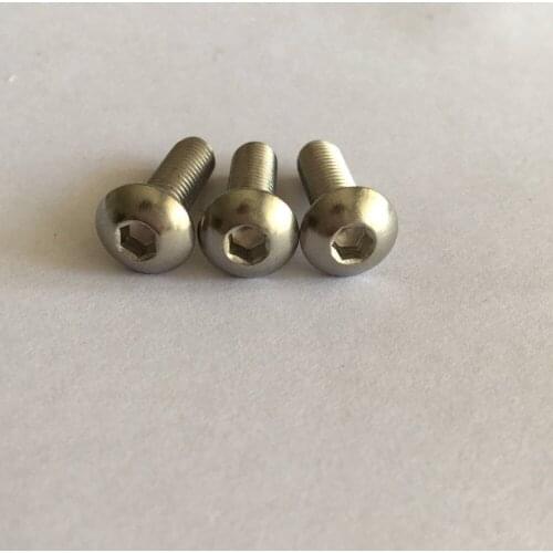 M4 30pcs allen screws hex round head bolts inside hexagonal screw inner hexagon pan screws knurled bolt 5mm-100mm length