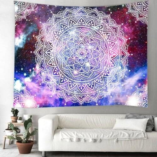Mandala Bohemian Wall Tapestry Art Deco Blanket Hanging Home Bedroom Living Room Dormitory Decoration Bohemian Hippie Starry Sky