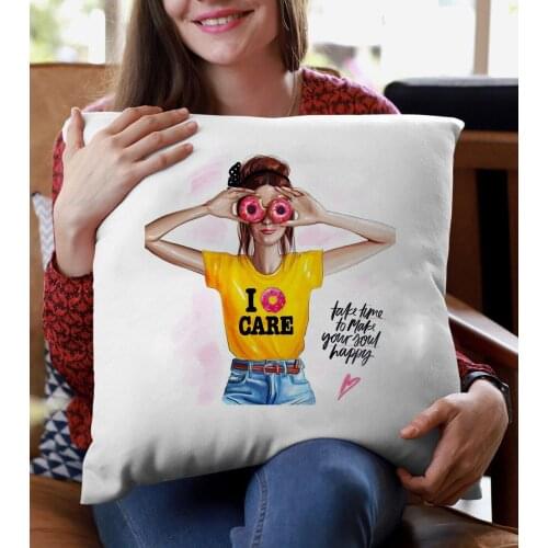 Fashion Women Hug Pillowcase Sofa Bedside Backrest Car Waist Nap Pillow Bedroom Hug Pillowcase Mothers Fundas Para Cojines