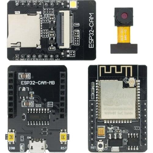 Micro USB CH340G ESP32-CAM-MB/ESP32-CAM OV2640 Camera Module with Antenna WIFI Bluetooth Board For IOT/Smart Home Device System