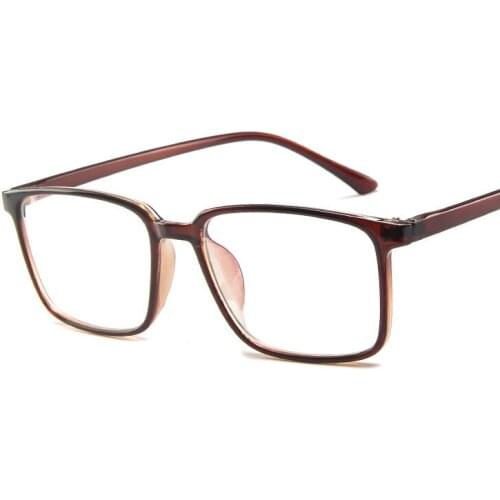 Optical Square TR90 Eyeglasses Frame Fashion Brand Designer Computer Myopia Transparent Prescription Glasses Frames For Men