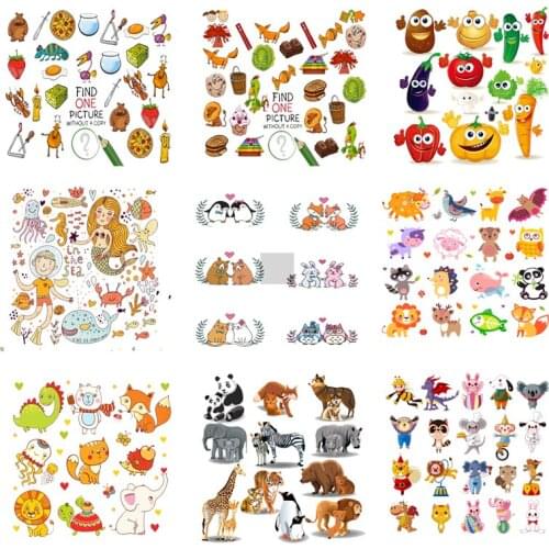 Iron on Transfer for Clothing Tthermo Stickers Ironing Applications Diy Cute Patch Textile Vinyl Stripes Appliques for Clothes J
