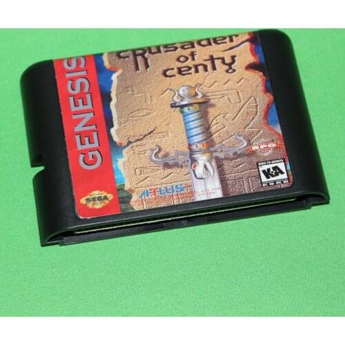 Crusader of centy Game Cartridge Newest 16 bit Game Card For Sega Mega Drive / Genesis System