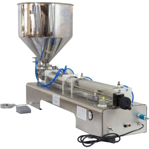 100-1000ml Semi-Automatic Liquid/Paste Filling Machine Mayonnaise, Oil, Paste Filling Machine SS304 Food Grade can be Customized